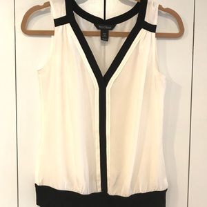 White House Black Market Sleeveless Silk Top XS
